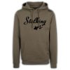 premium hoodie Stalking olive