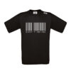 Shirt Barcode zwart - CarpFeeling webshop