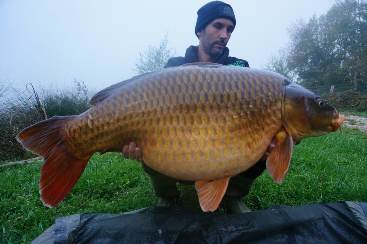 De prachtige schub die ik eerder ving op 26,7 kg en zelfs naar mij werd vernoemd